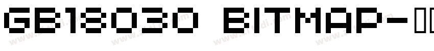 GB18030 Bitmap字体转换